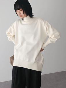もちやわ モックネックプルオーバー